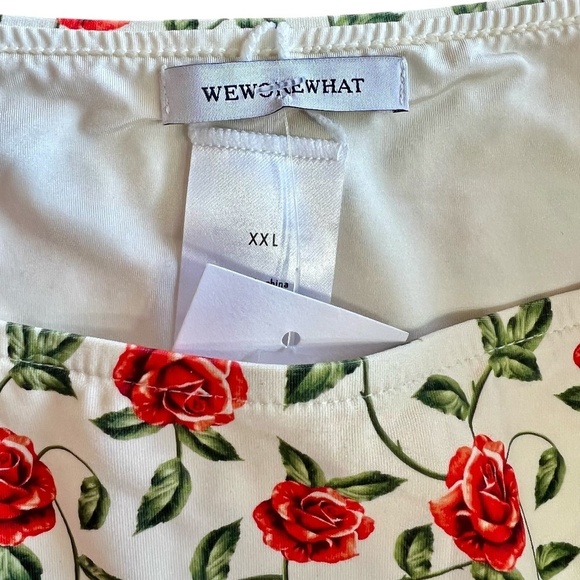 WEWOREWHAT Women's Floral Bikini Bottom XXL NWT - Picture 7 of 8